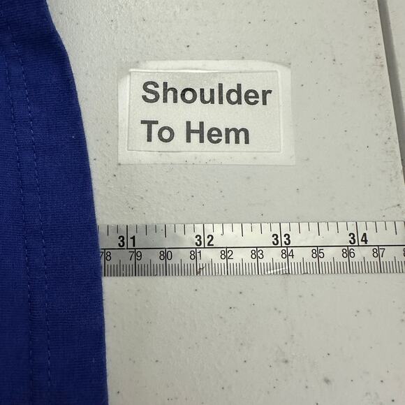 Woman Within Womens Embroidered Pullover Top Size 1X Blue White Boho Paisley - Picture 7 of 8